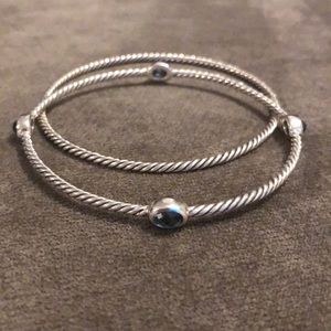 David Yurman Cable Classics Bangle Bracelet Set